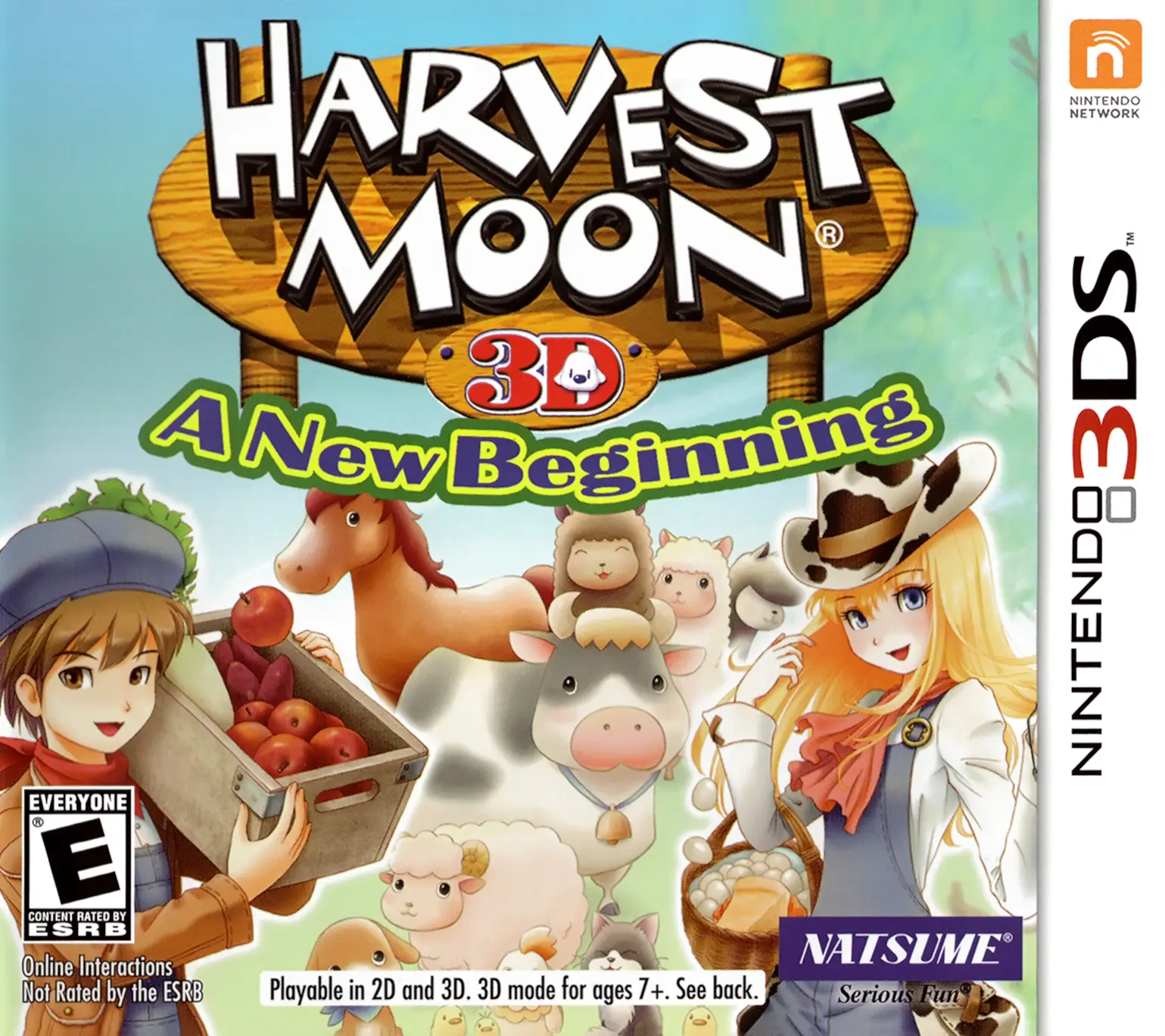Capa de Harvest Moon 3D: A New Beginning