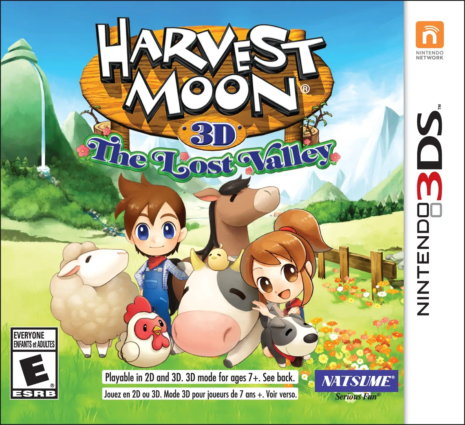 Capa de Harvest Moon 3D: The Lost Valley