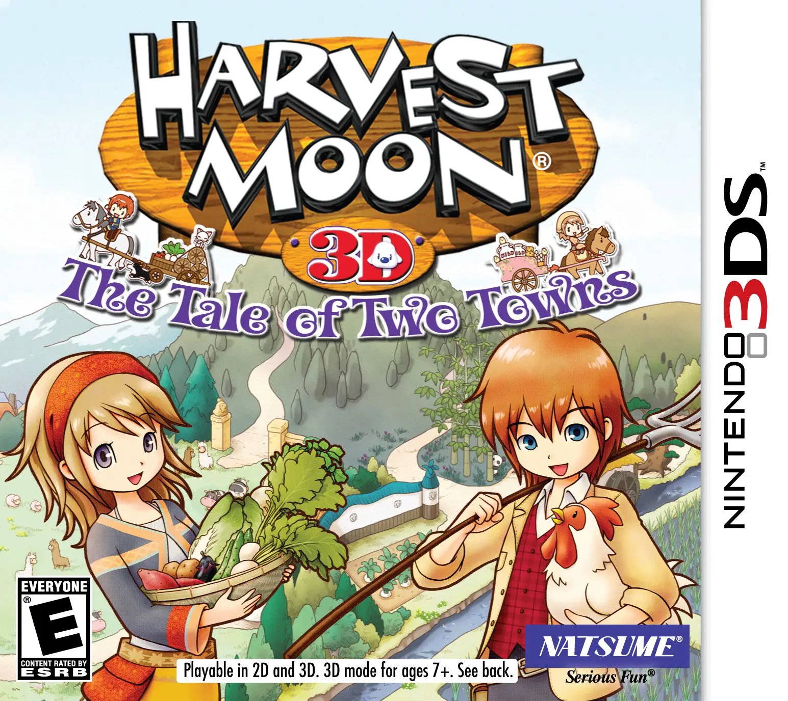 Capa de Harvest Moon 3D: The Tale of Two Towns