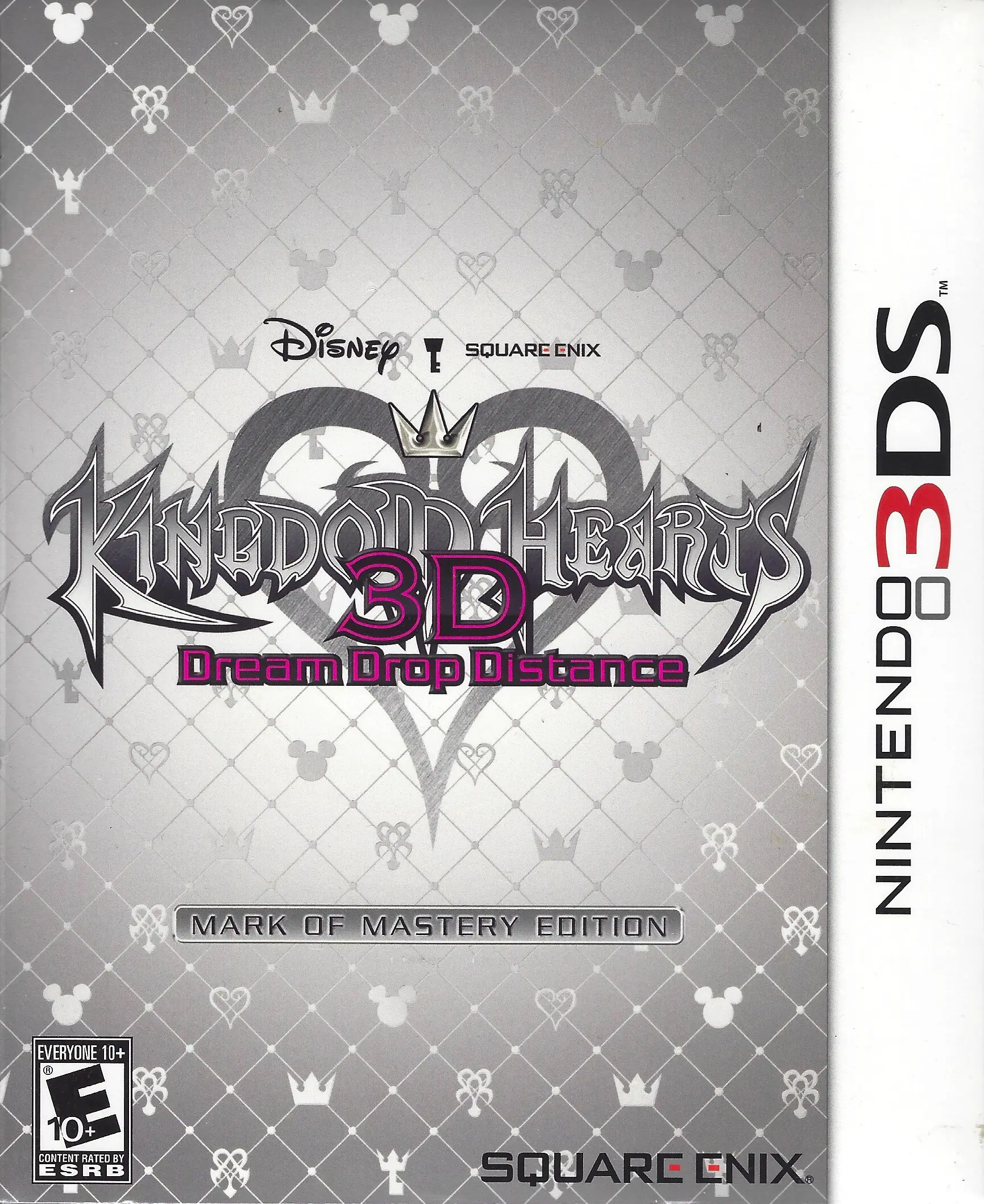 Capa de Kingdom Hearts 3D: Dream Drop Distance [Mark of Mastery Edition]