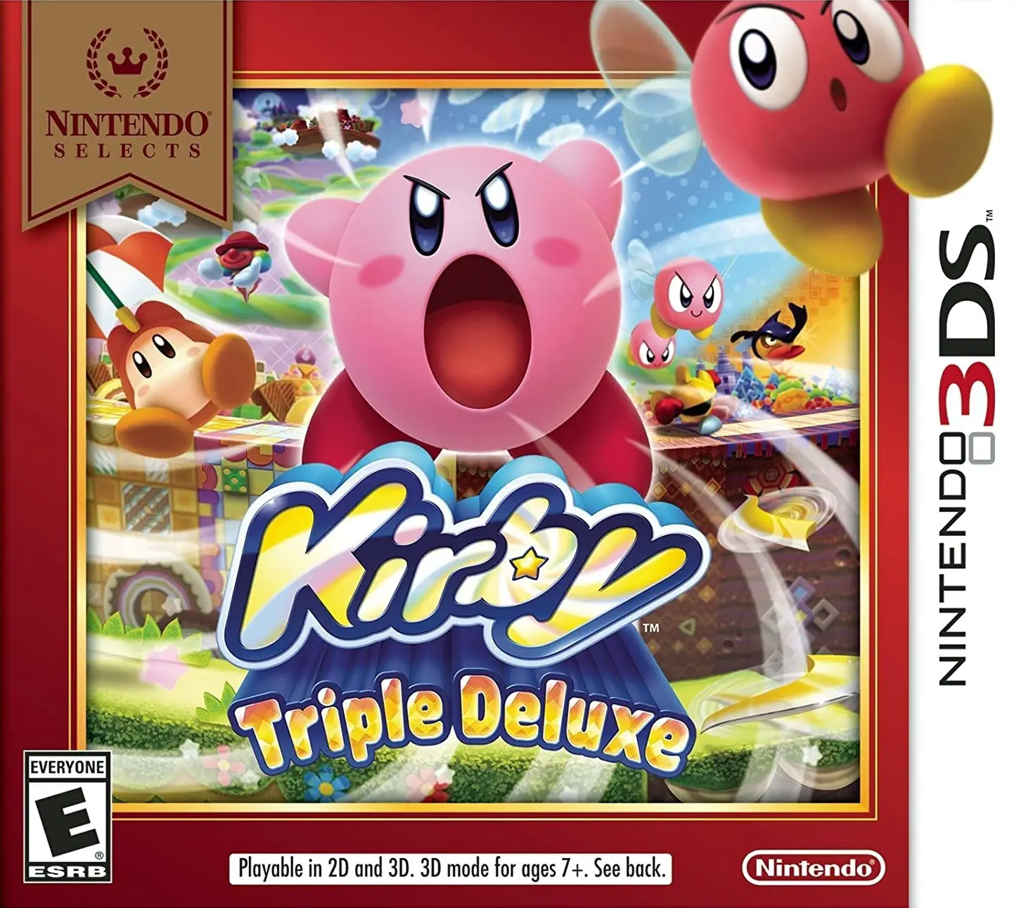 Capa de Kirby: Triple Deluxe [Nintendo Selects]