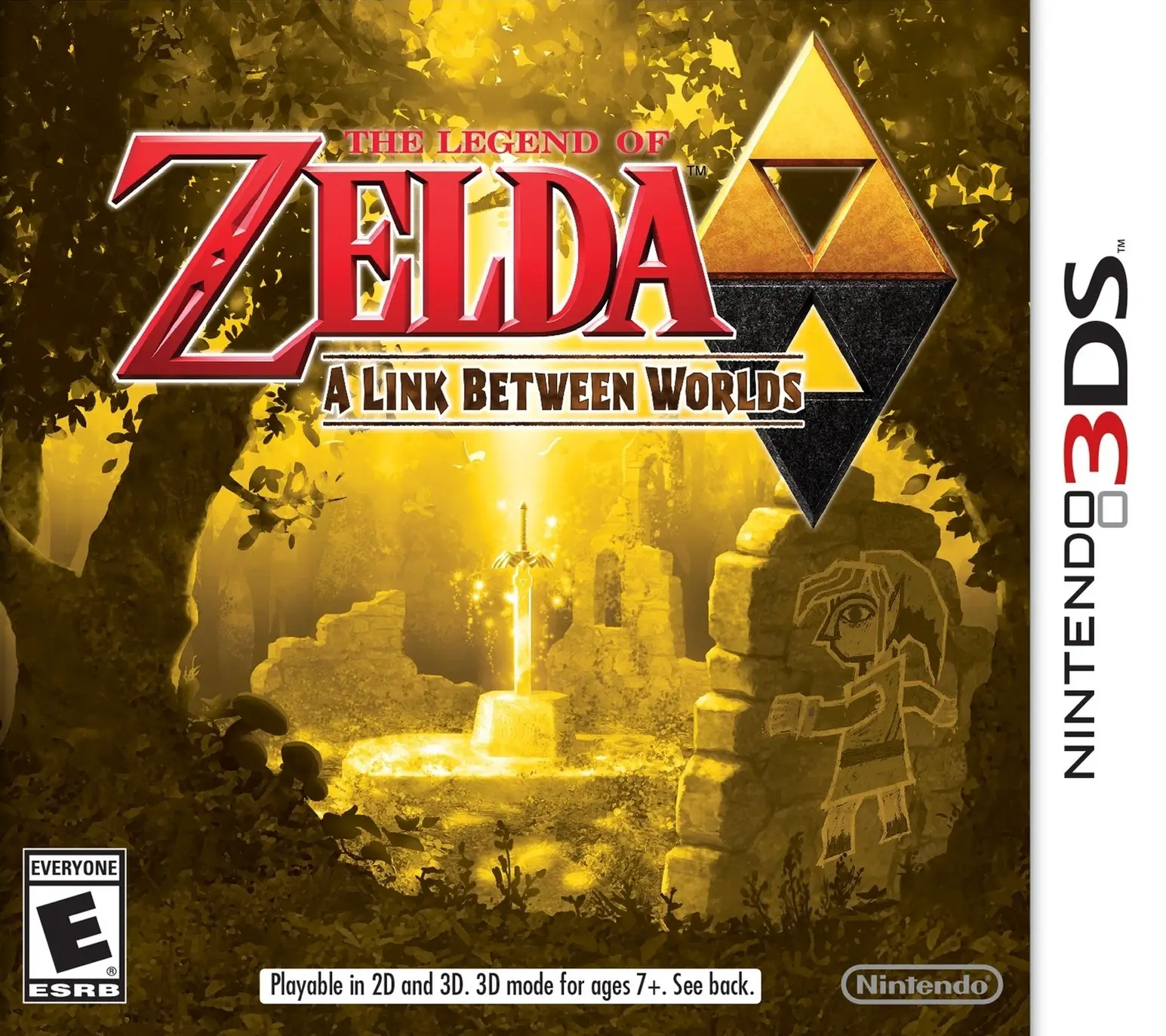 Capa de Legend of Zelda: A Link Between Worlds
