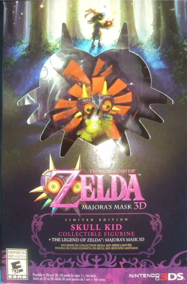 Capa de Legend of Zelda: Majora's Mask 3D [Limited Edition Skull Kid]