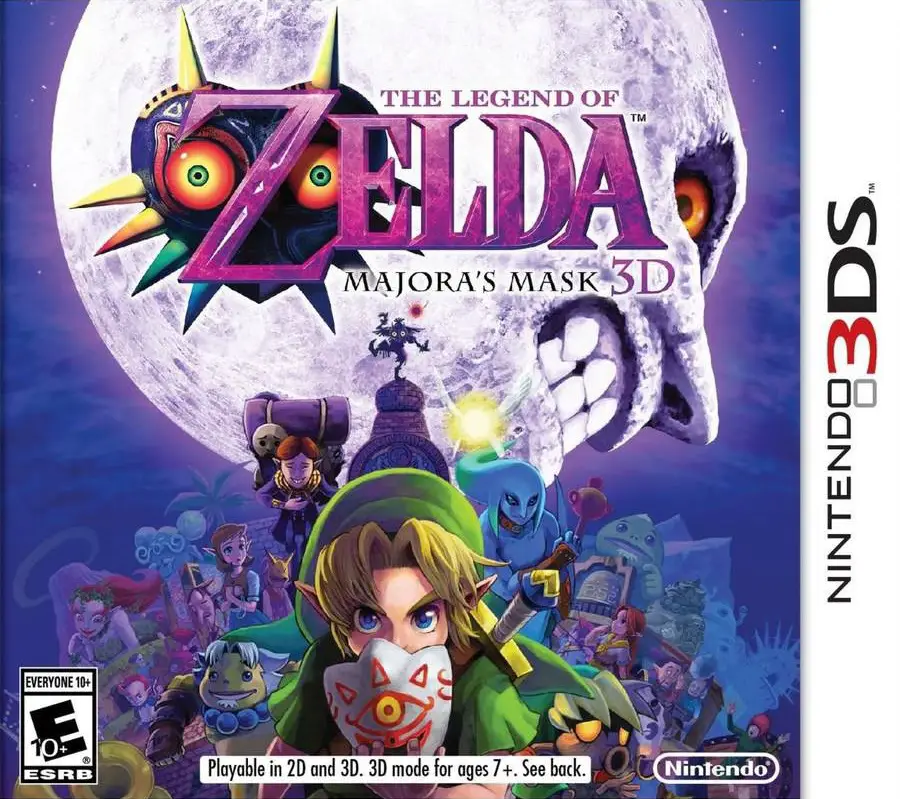 Capa de Legend of Zelda: Majora's Mask 3D