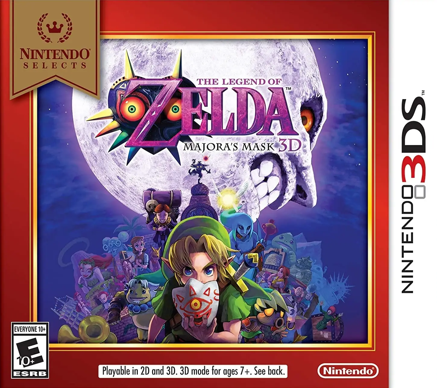 Capa de Legend of Zelda: Majora's Mask 3D [Nintendo Selects]