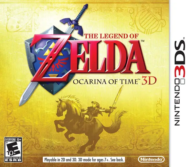 Capa de Legend of Zelda: Ocarina of Time 3D