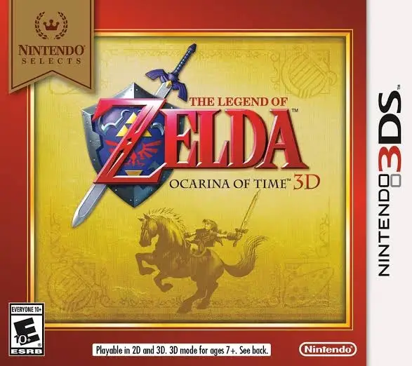 Capa de Legend of Zelda: Ocarina of Time 3D [Nintendo Selects]