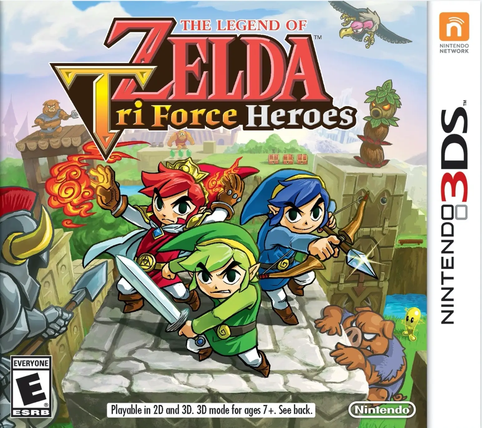 Capa de Legend of Zelda: Tri Force Heroes