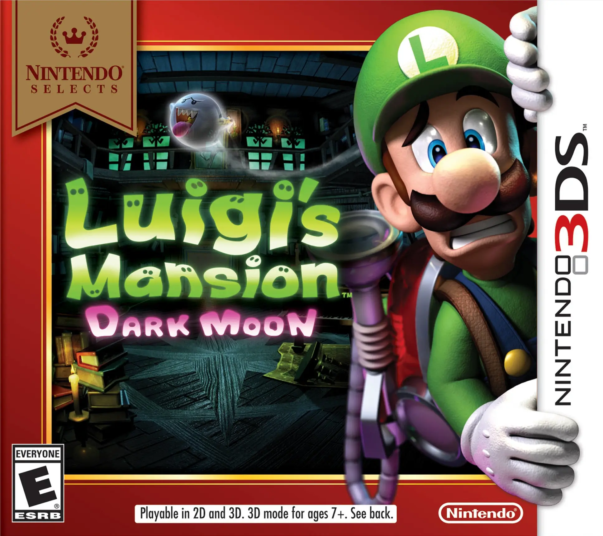 Capa de Luigi's Mansion: Dark Moon [Nintendo Selects]