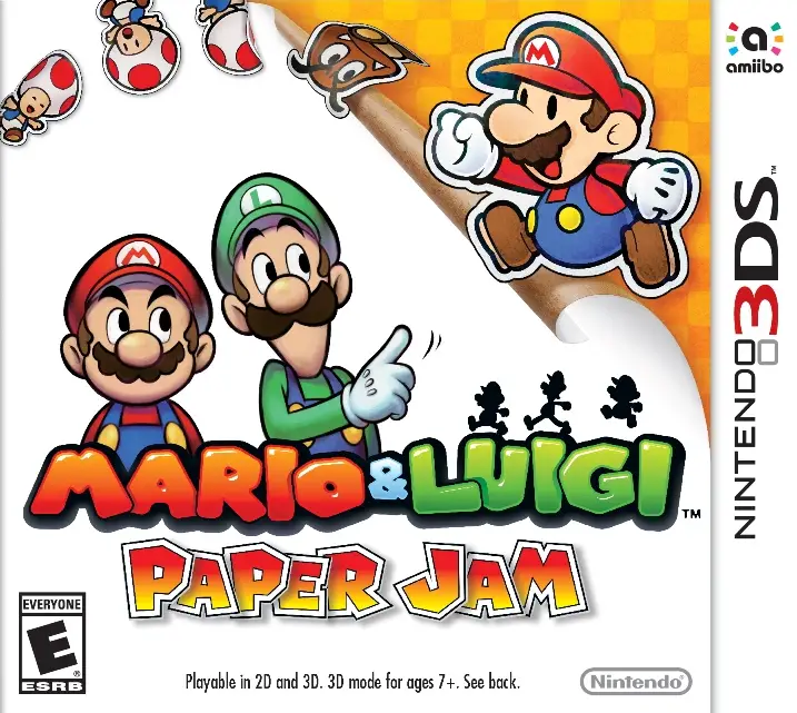 Capa de Mario & Luigi: Paper Jam