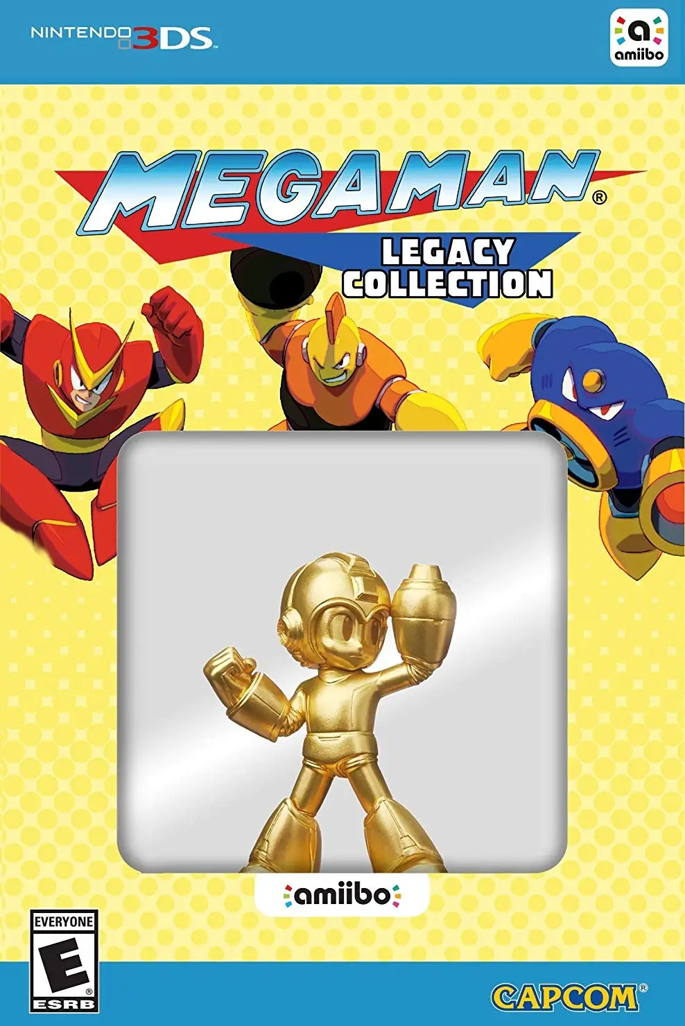 Capa de Mega Man Legacy Collection: Amiibo Gold