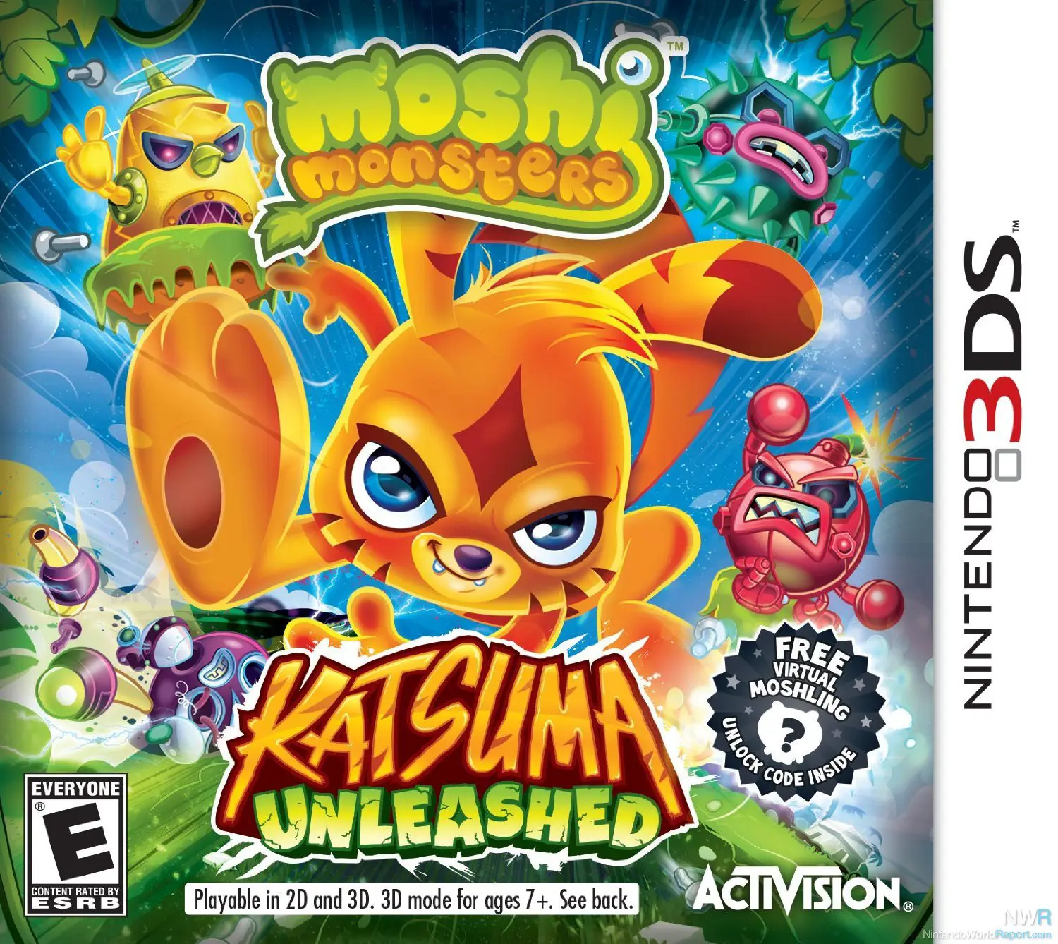 Capa de Moshi Monsters: Katsuma Unleashed