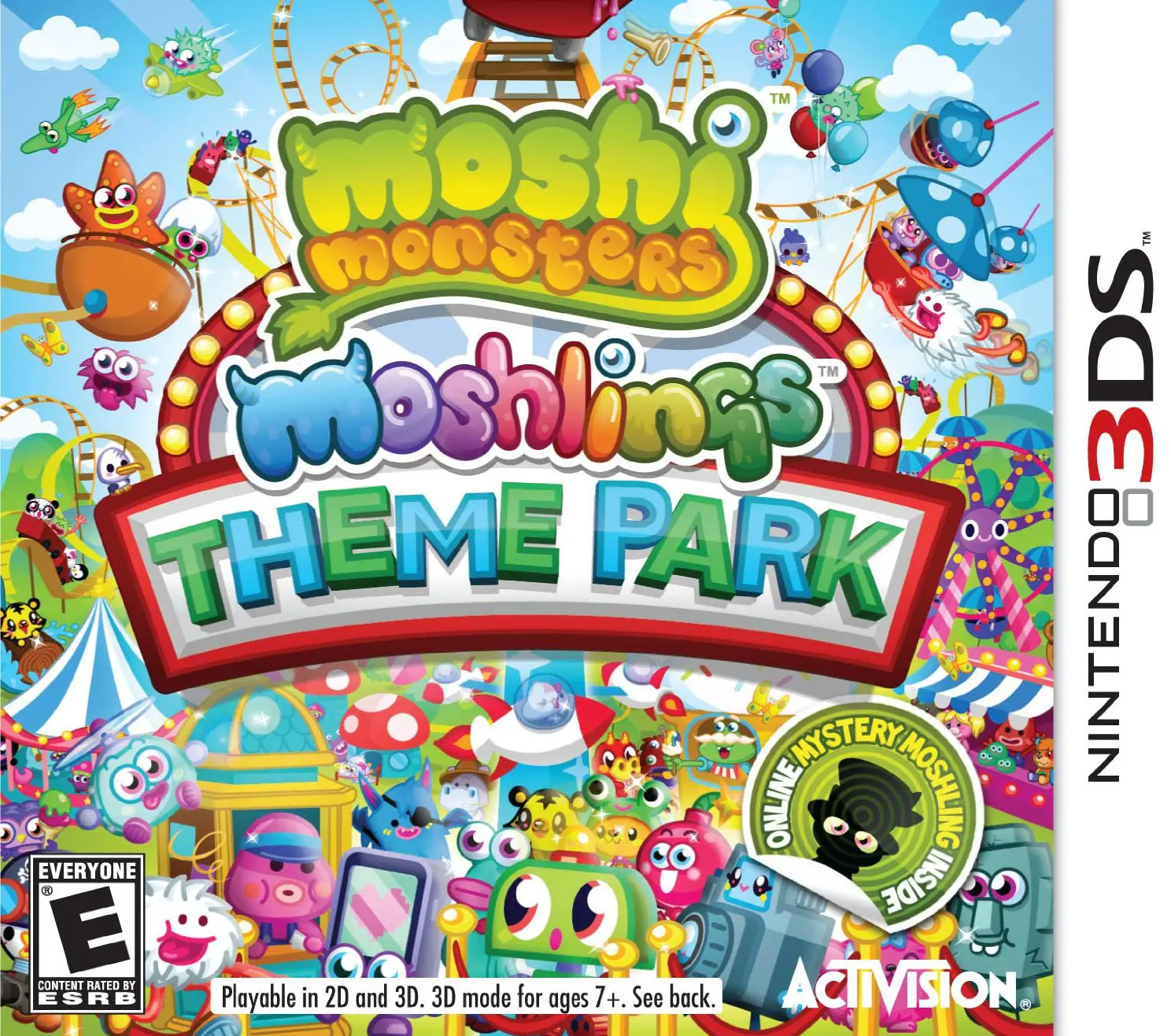 Capa de Moshi Monsters: Moshlings Theme Park