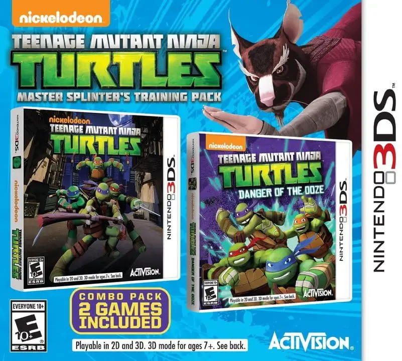 Capa de Nickleodeon Teenage Mutant Ninja Turtles: Master Splinter's Training Pack