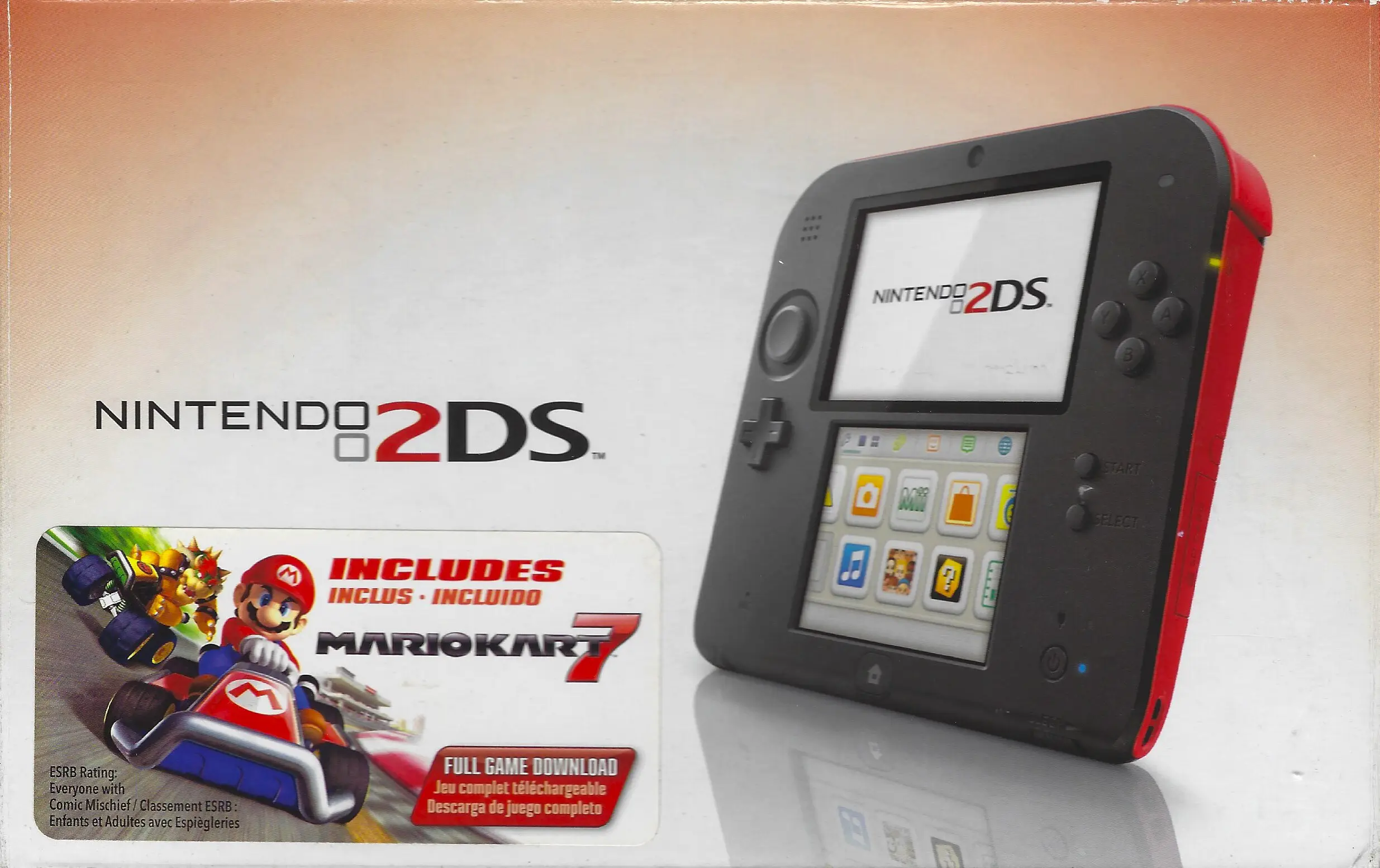 Capa de Nintendo 2DS - Mario Kart 7 Edition [Black/Red]