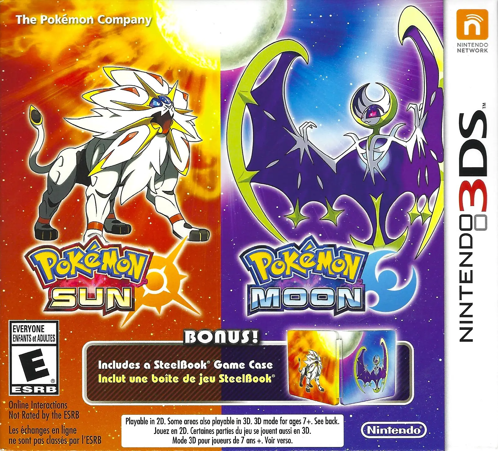 Capa de Pokémon Sun and Moon [Steelbook Edition]