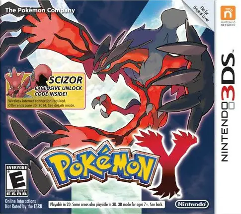 Capa de Pokémon Y [Walmart Scizor Code]