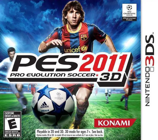 Capa de Pro Evolution Soccer 2011 3D