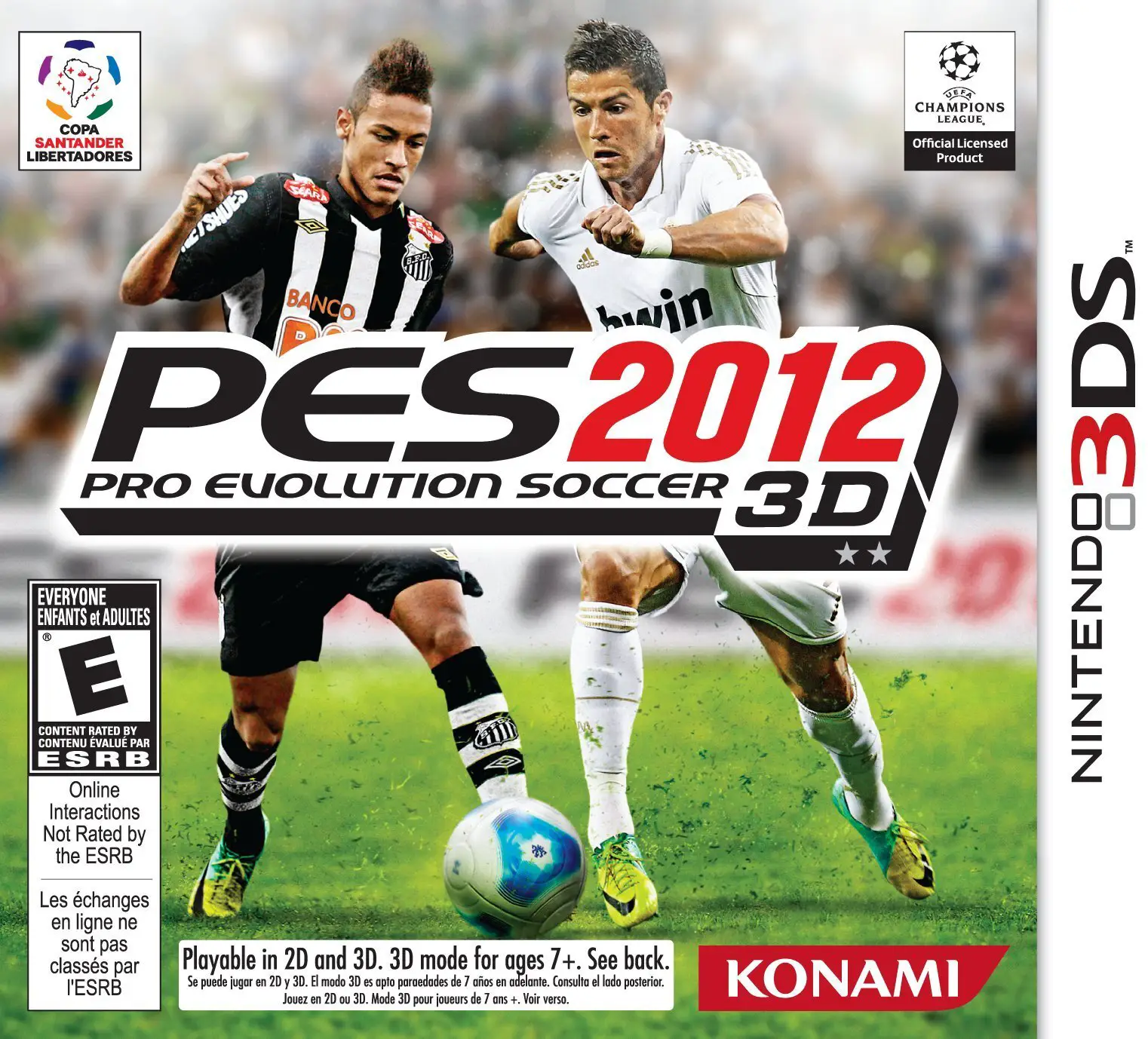 Capa de Pro Evolution Soccer 2012 3D