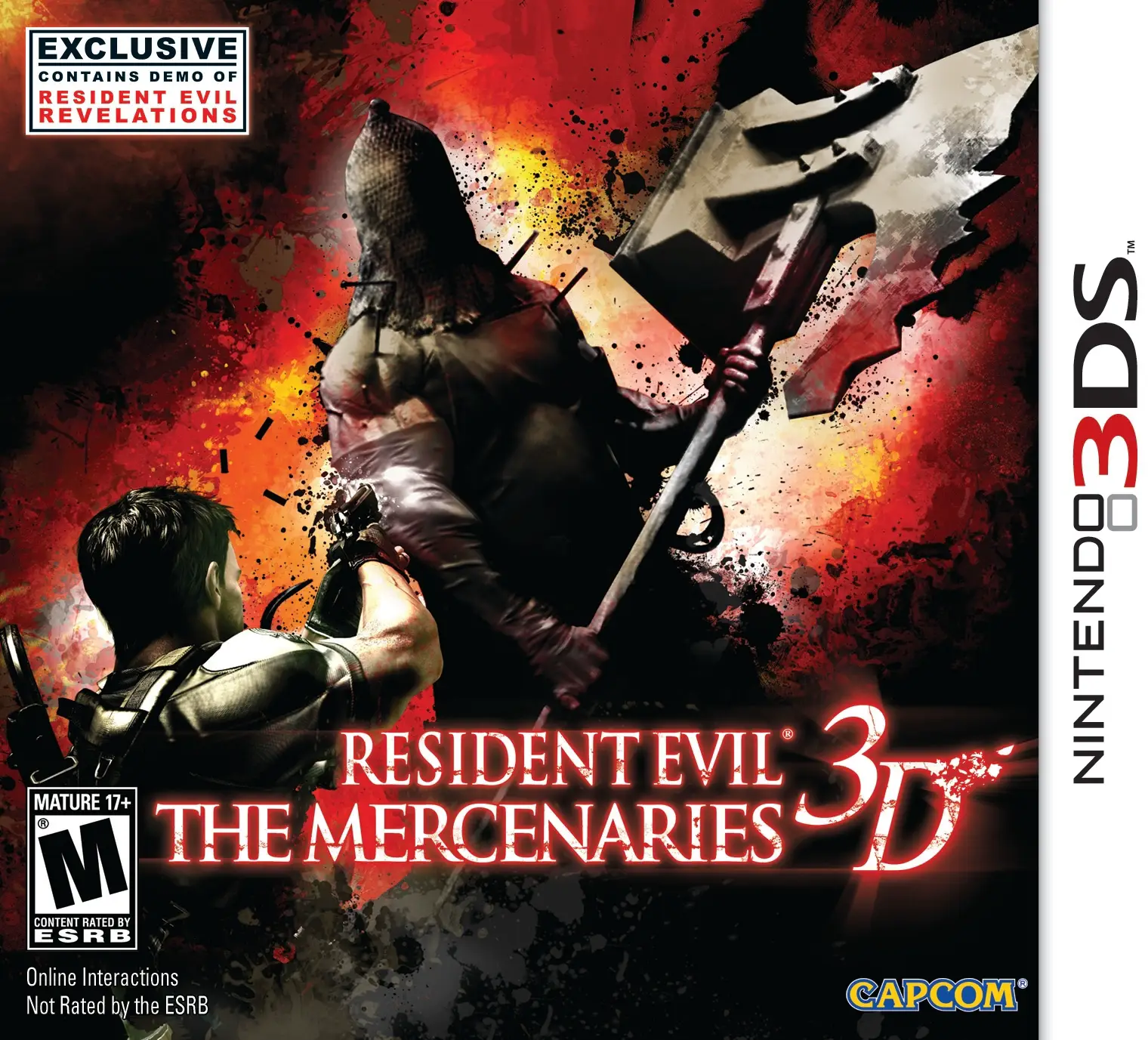 Capa de Resident Evil: The Mercenaries 3D