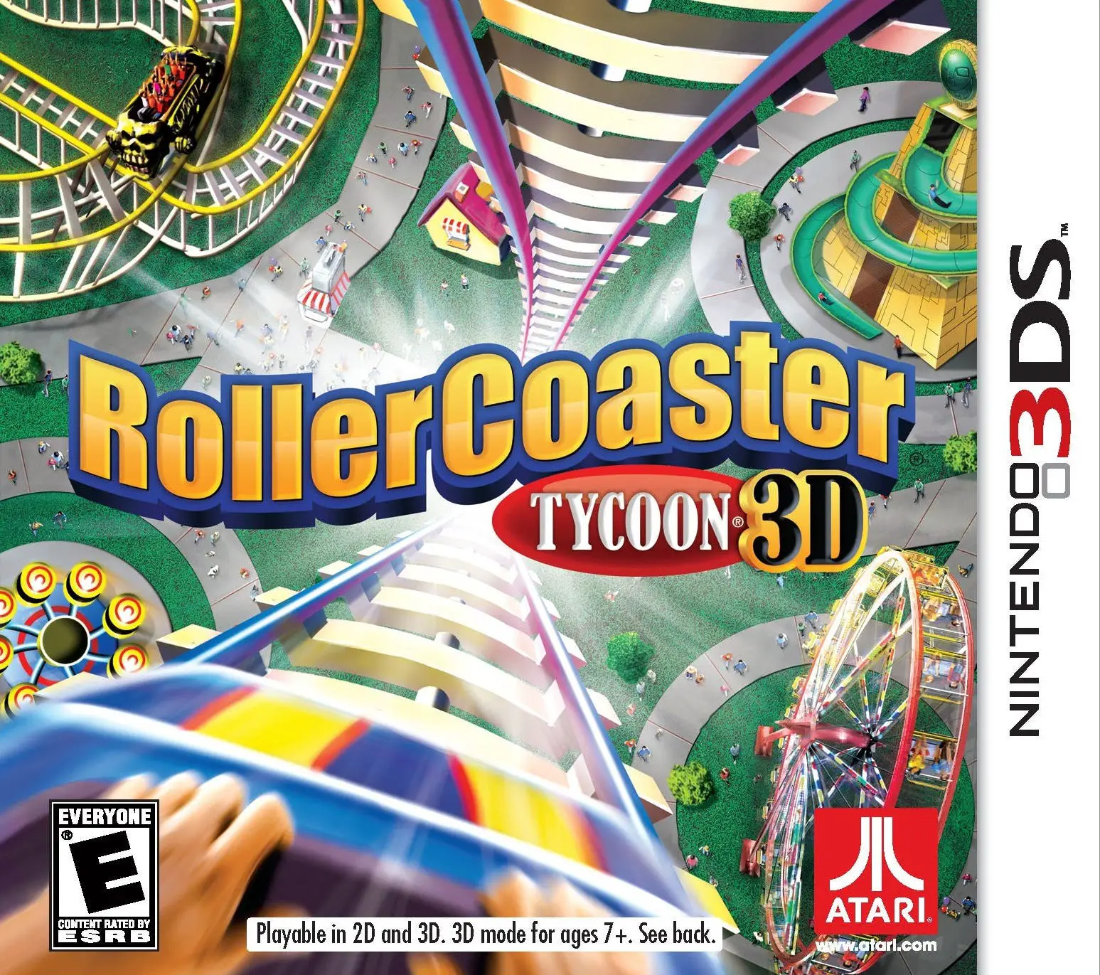 Capa de RollerCoaster Tycoon 3D