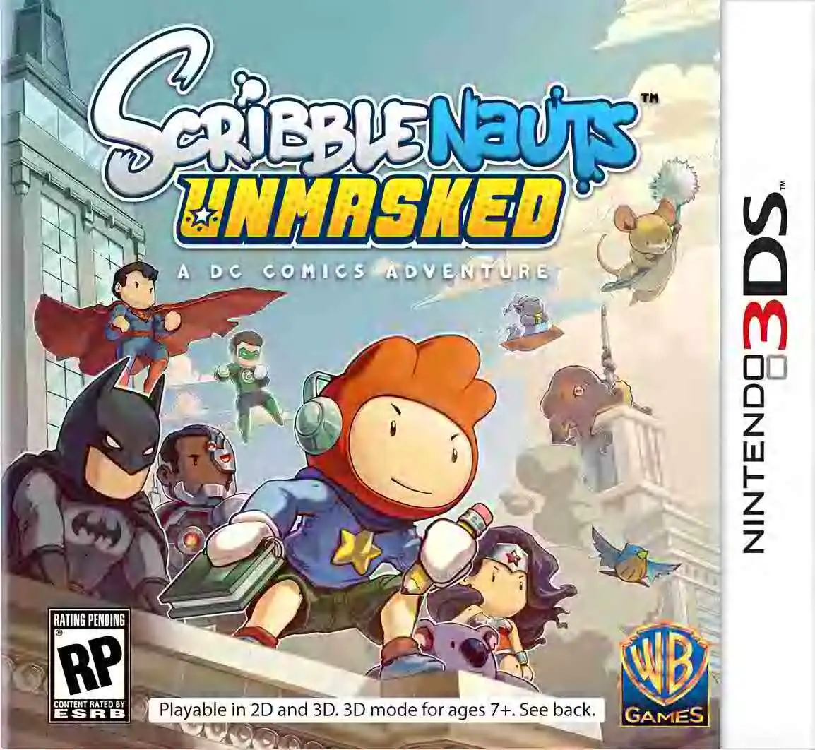 Capa de Scribblenauts Unmasked: A DC Comics Adventure
