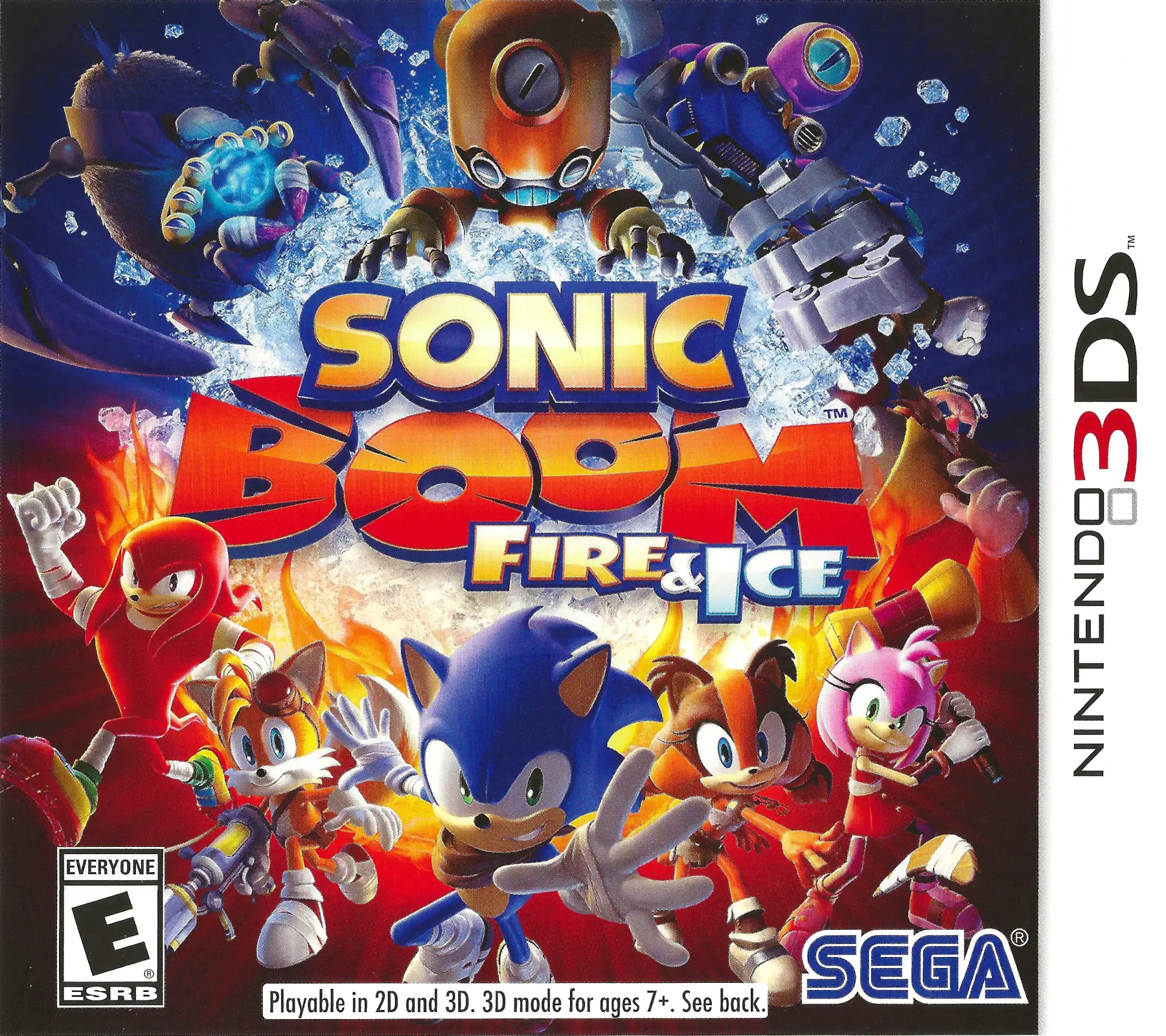 Capa de Sonic Boom: Fire & Ice