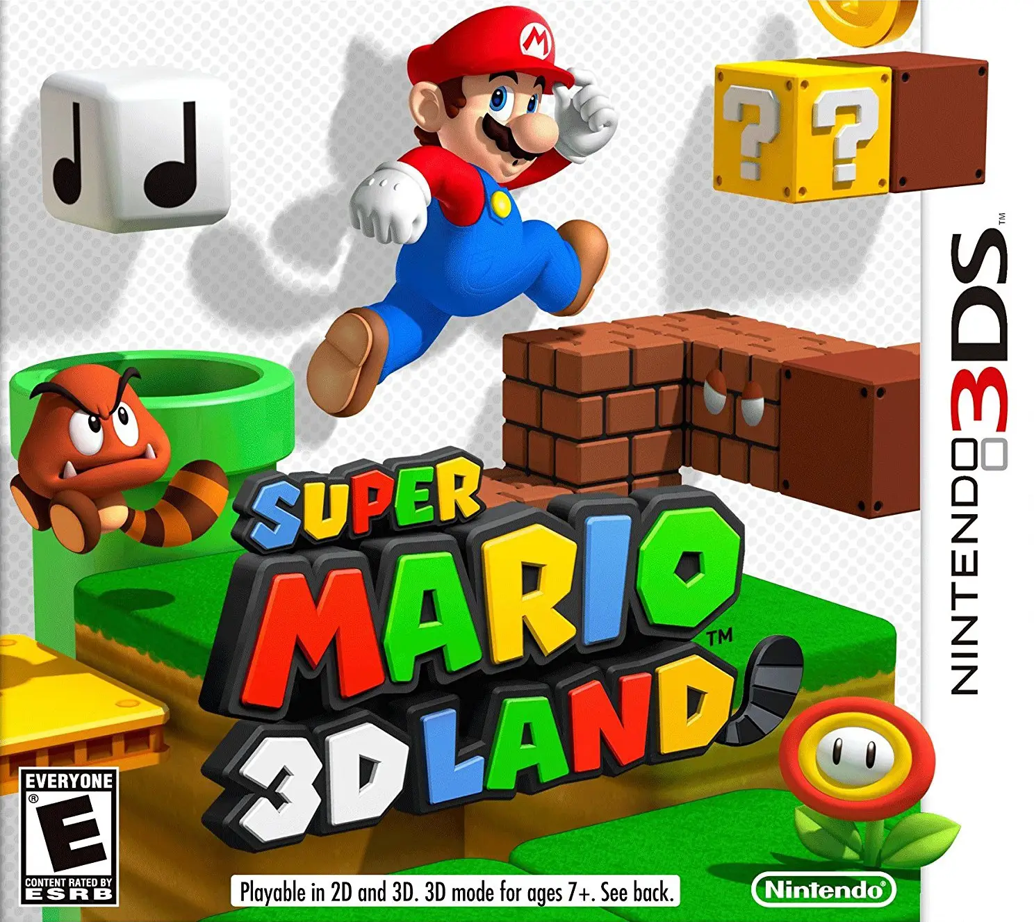 Capa de Super Mario 3D Land