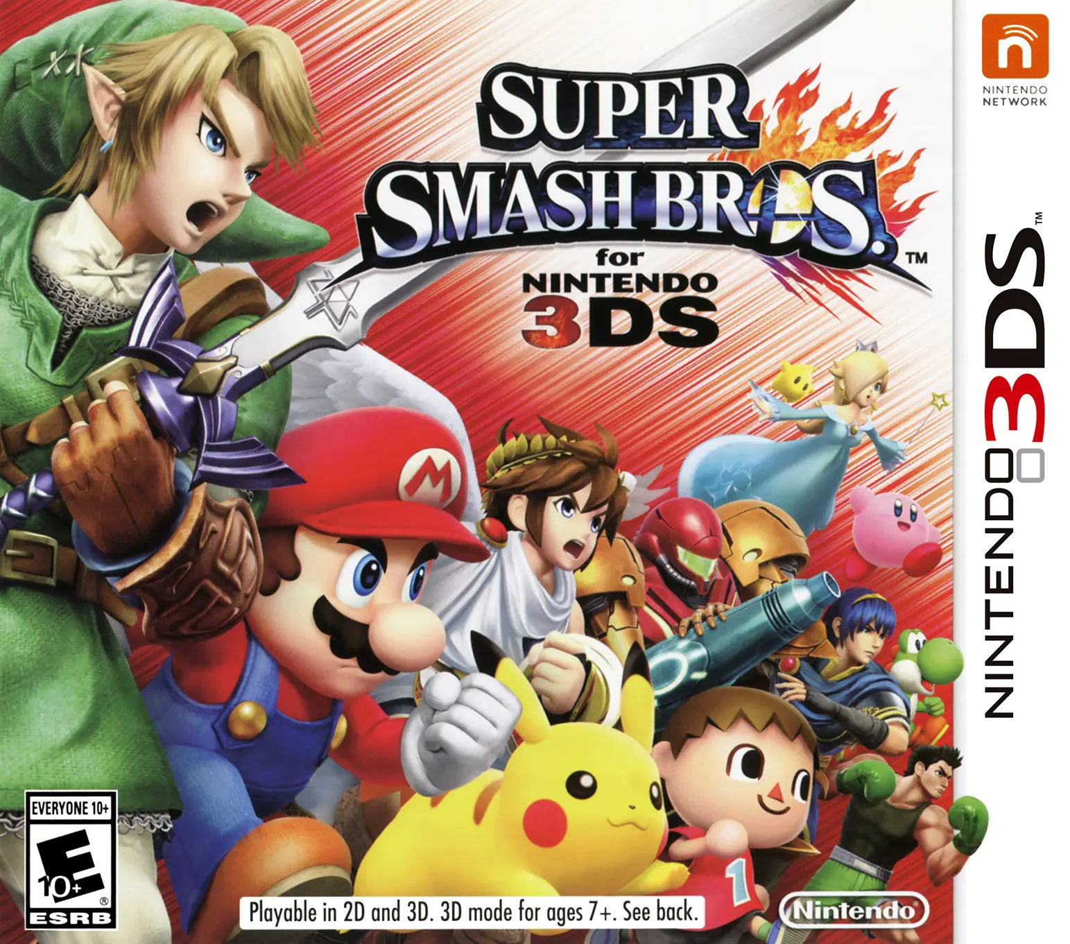 Capa de Super Smash Bros. for Nintendo 3DS