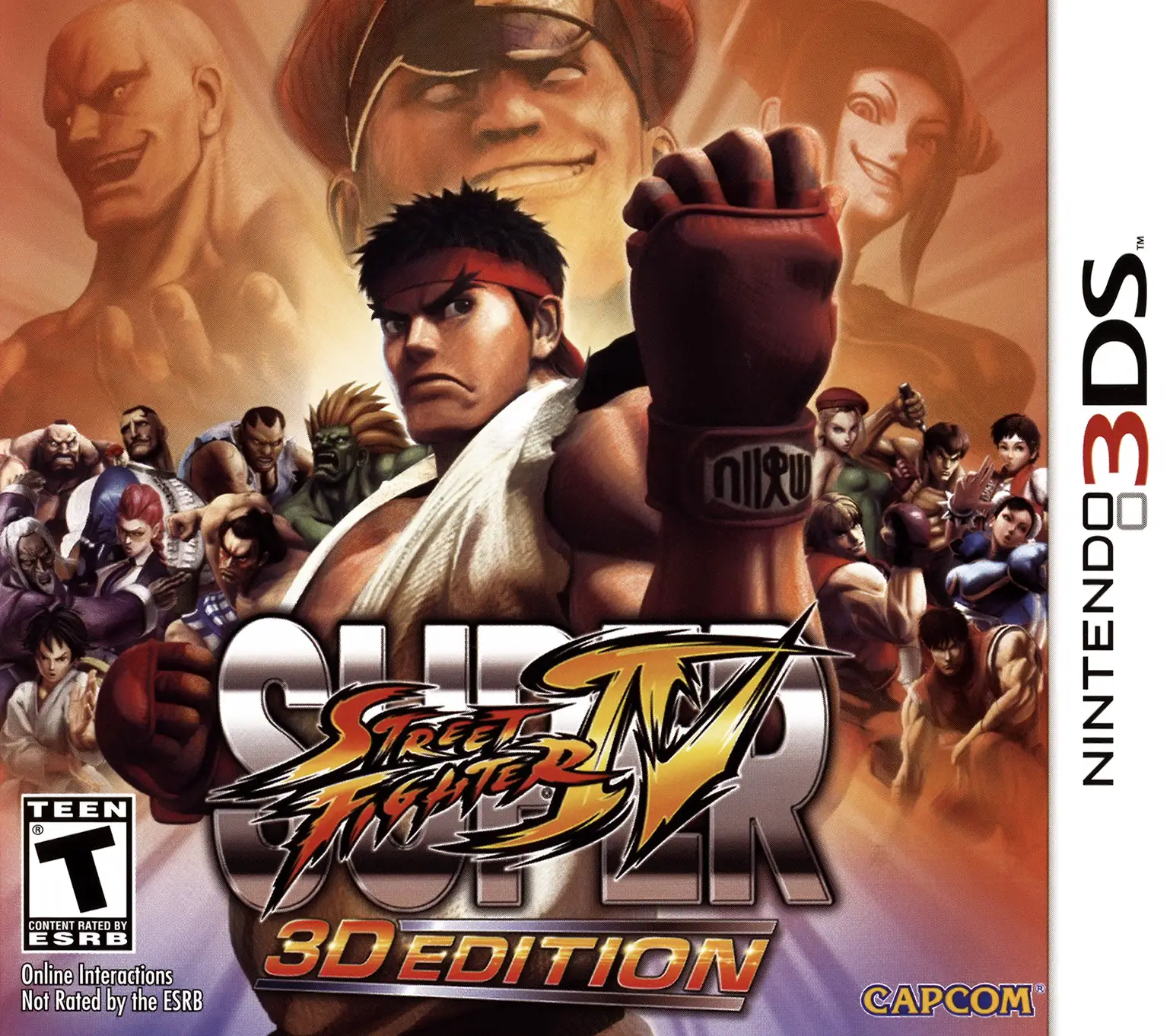 Capa de Super Street Fighter IV: 3D Edition