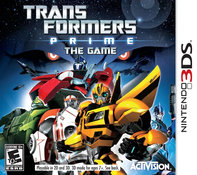 Capa de Transformers Prime: The Game