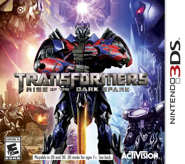 Capa de Transformers: Rise of the Dark Spark