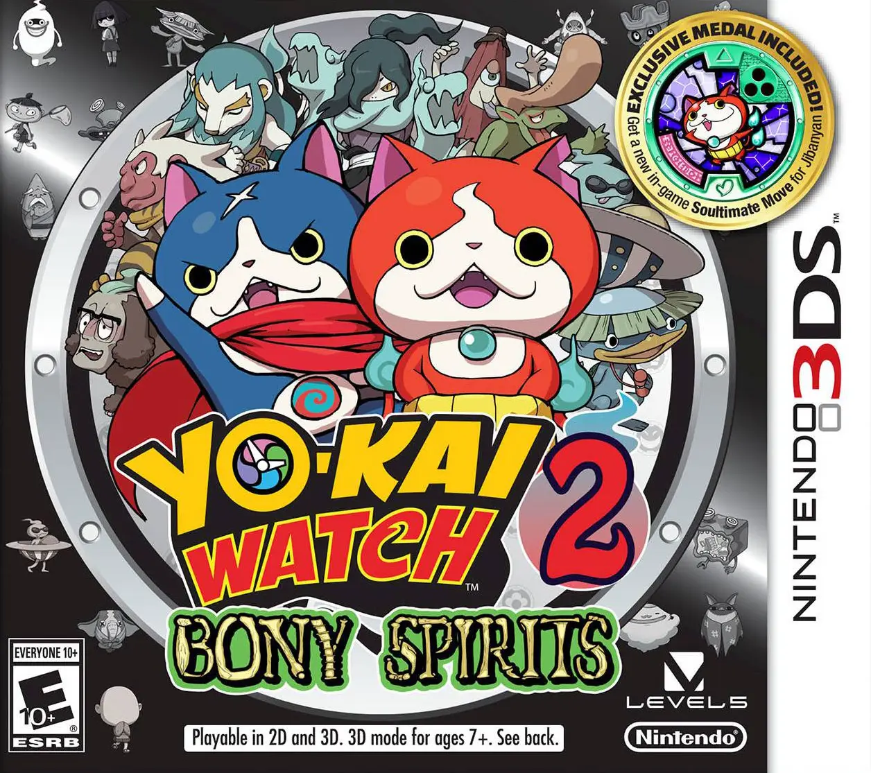 Capa de Yo-kai Watch 2: Bony Spirits