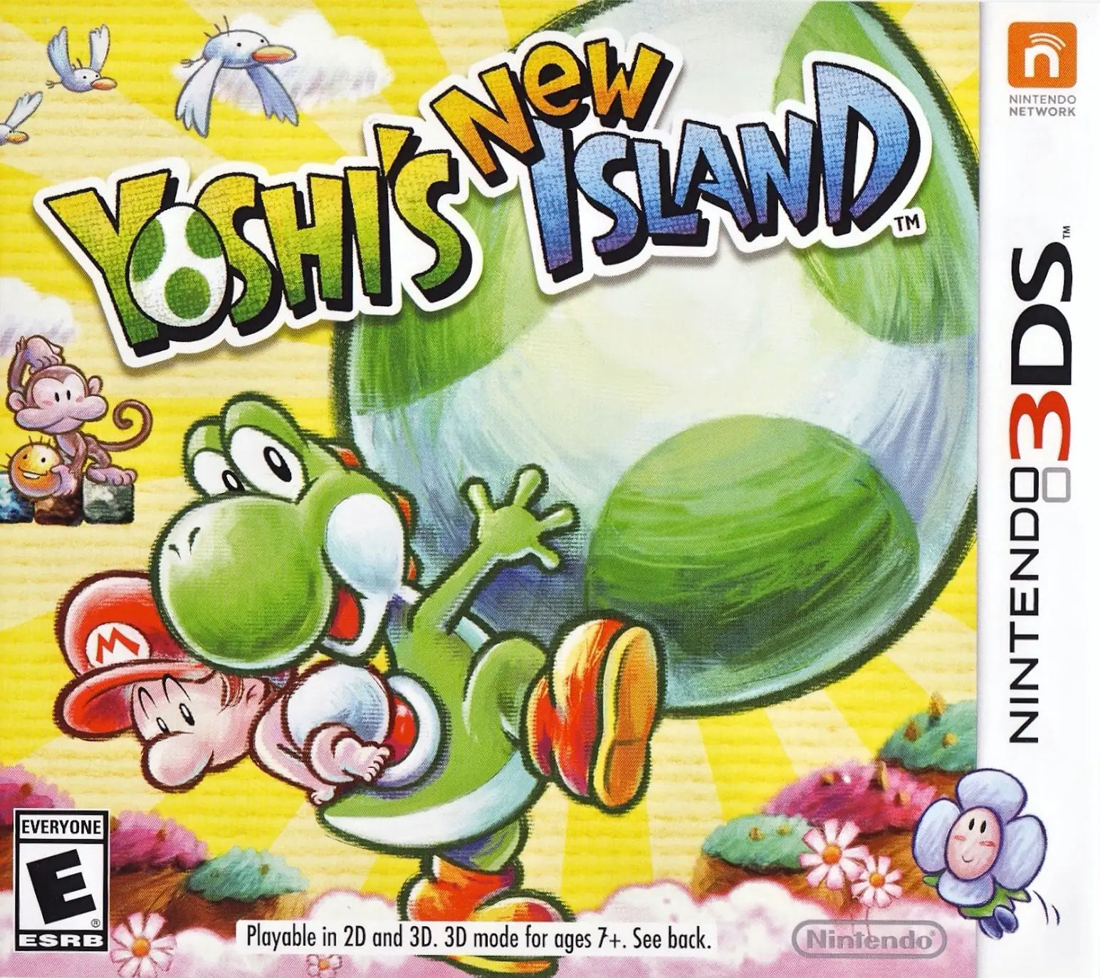 Capa de Yoshi's New Island