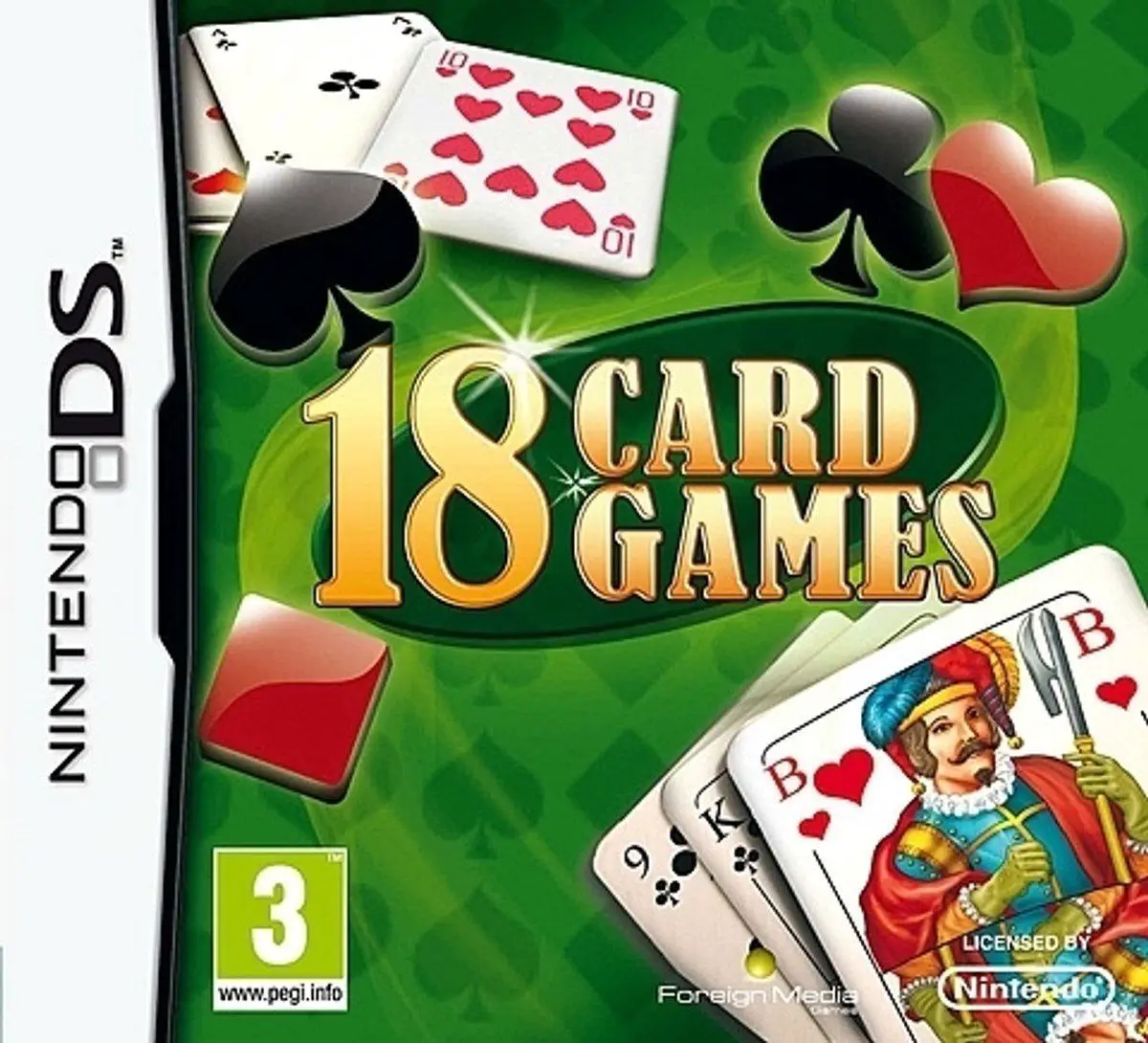Capa de 18 Card Games