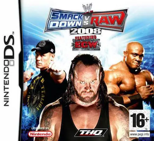 Capa de WWE Smackdown vs. Raw 2008