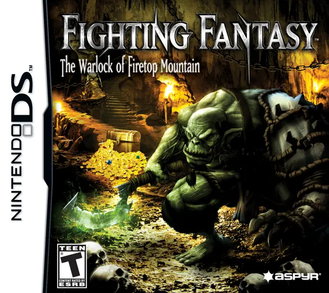 Capa de Fighting Fantasy: The Warlock of Firetop Mountain