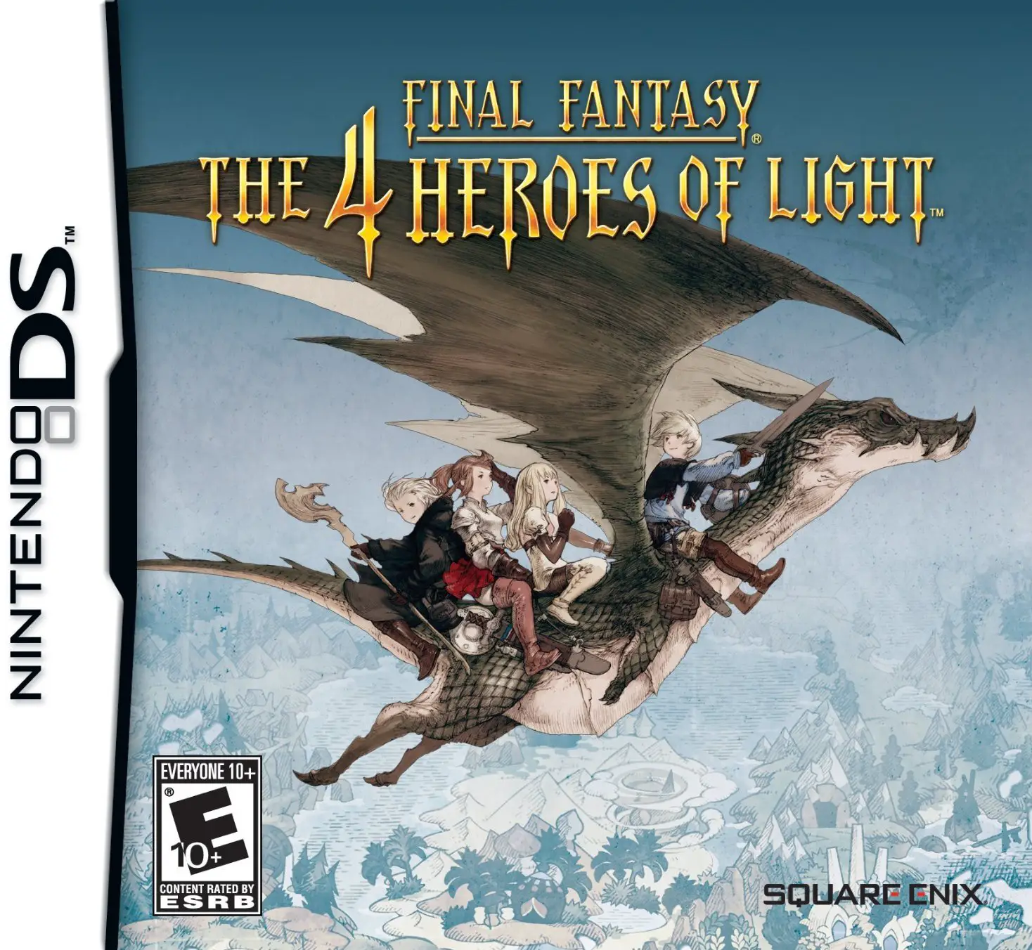 Capa de Final Fantasy: The 4 Heroes of Light