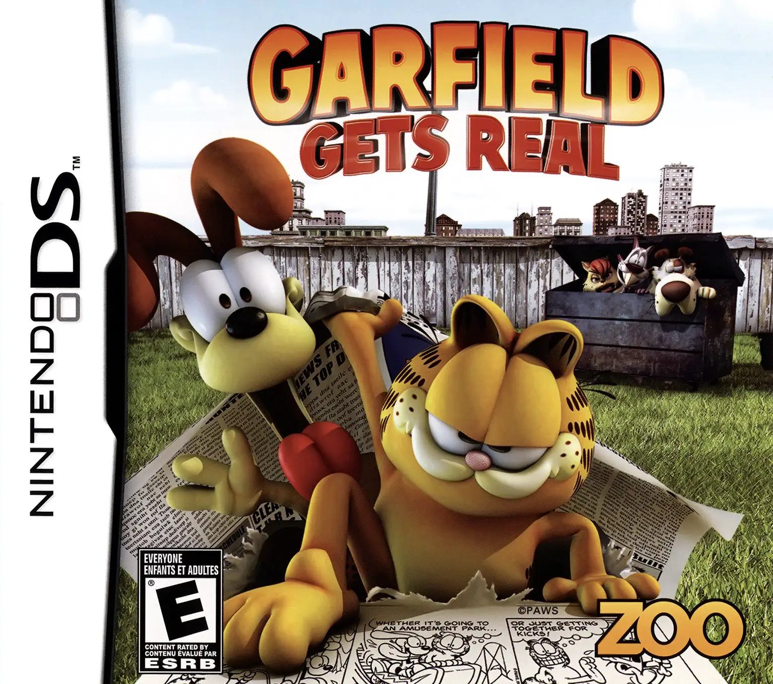 Capa de Garfield Gets Real