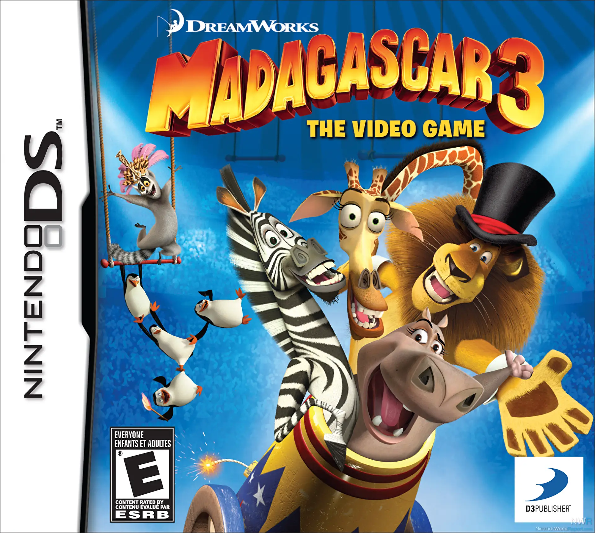 Capa de Madagascar 3: The Video Game