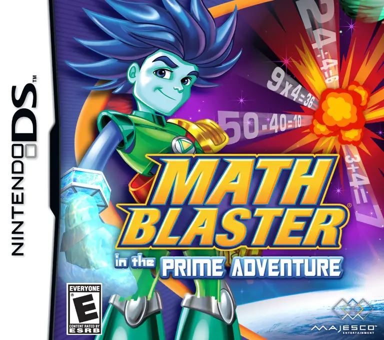 Capa de Math Blaster in the Prime Adventure