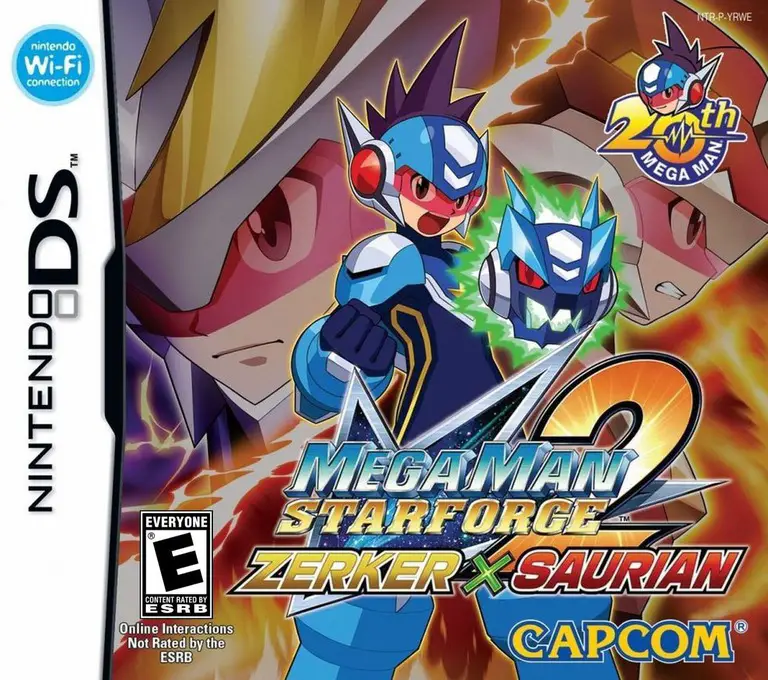 Capa de Mega Man Star Force 2: Zerker x Saurian