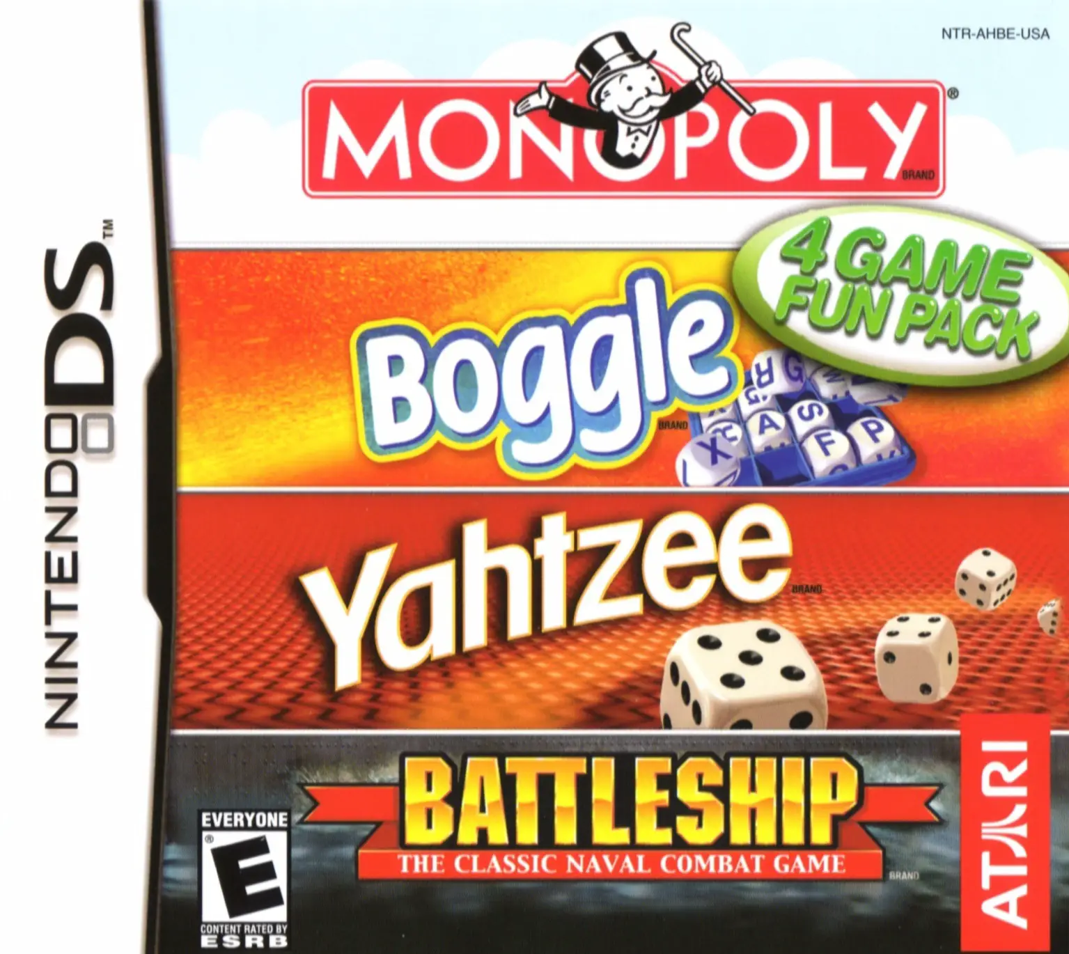 Capa de Monopoly / Boggle / Yahtzee / Battleship