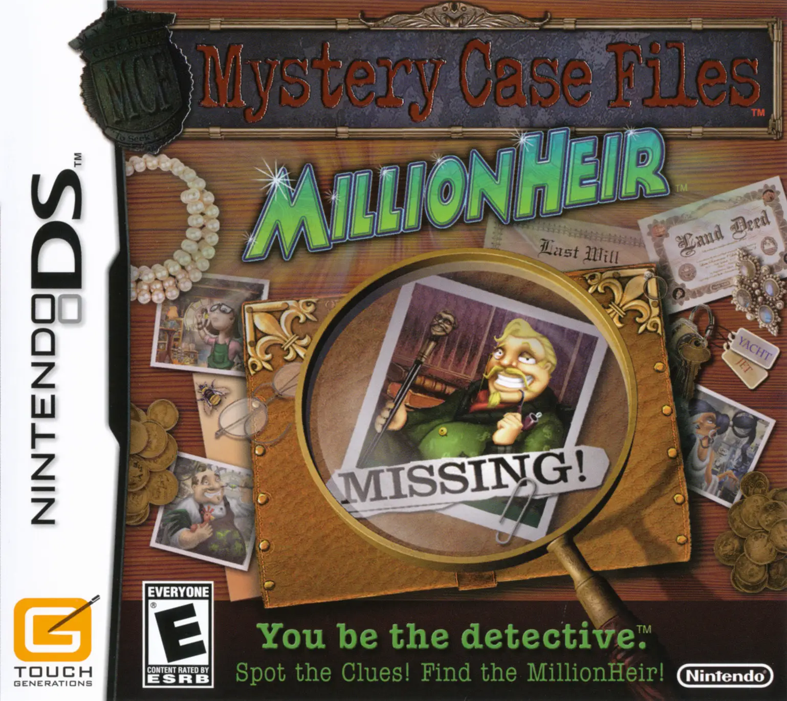 Capa de Mystery Case Files: MillionHeir