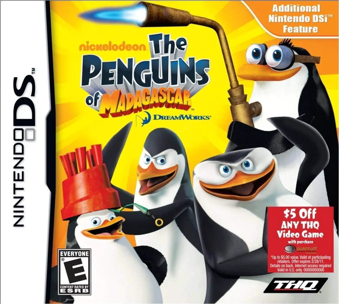 Capa de Penguins of Madagascar
