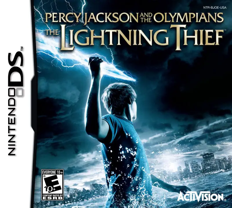Capa de Percy Jackson and the Olympians: The Lightning Thief