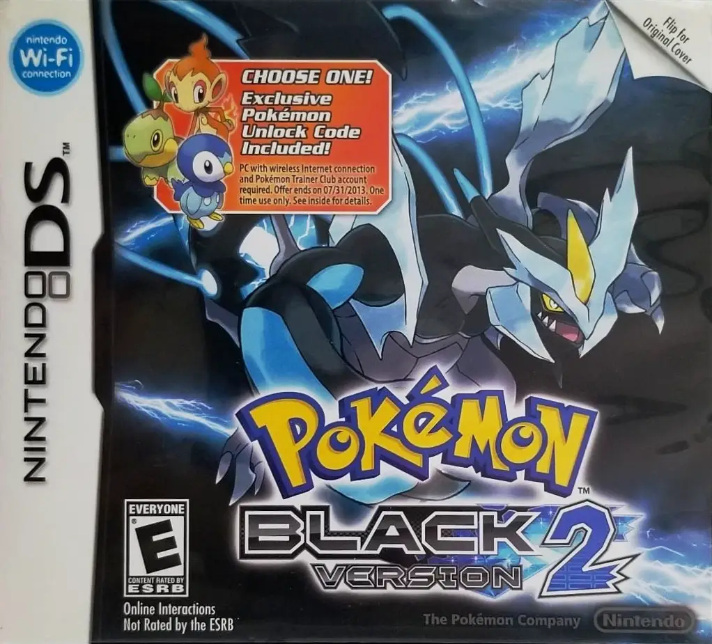 Capa de Pokémon Black Version 2