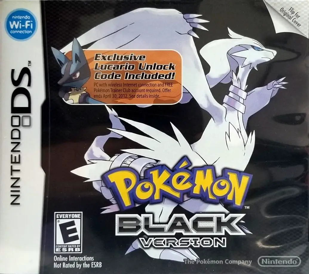 Capa de Pokémon Black Version