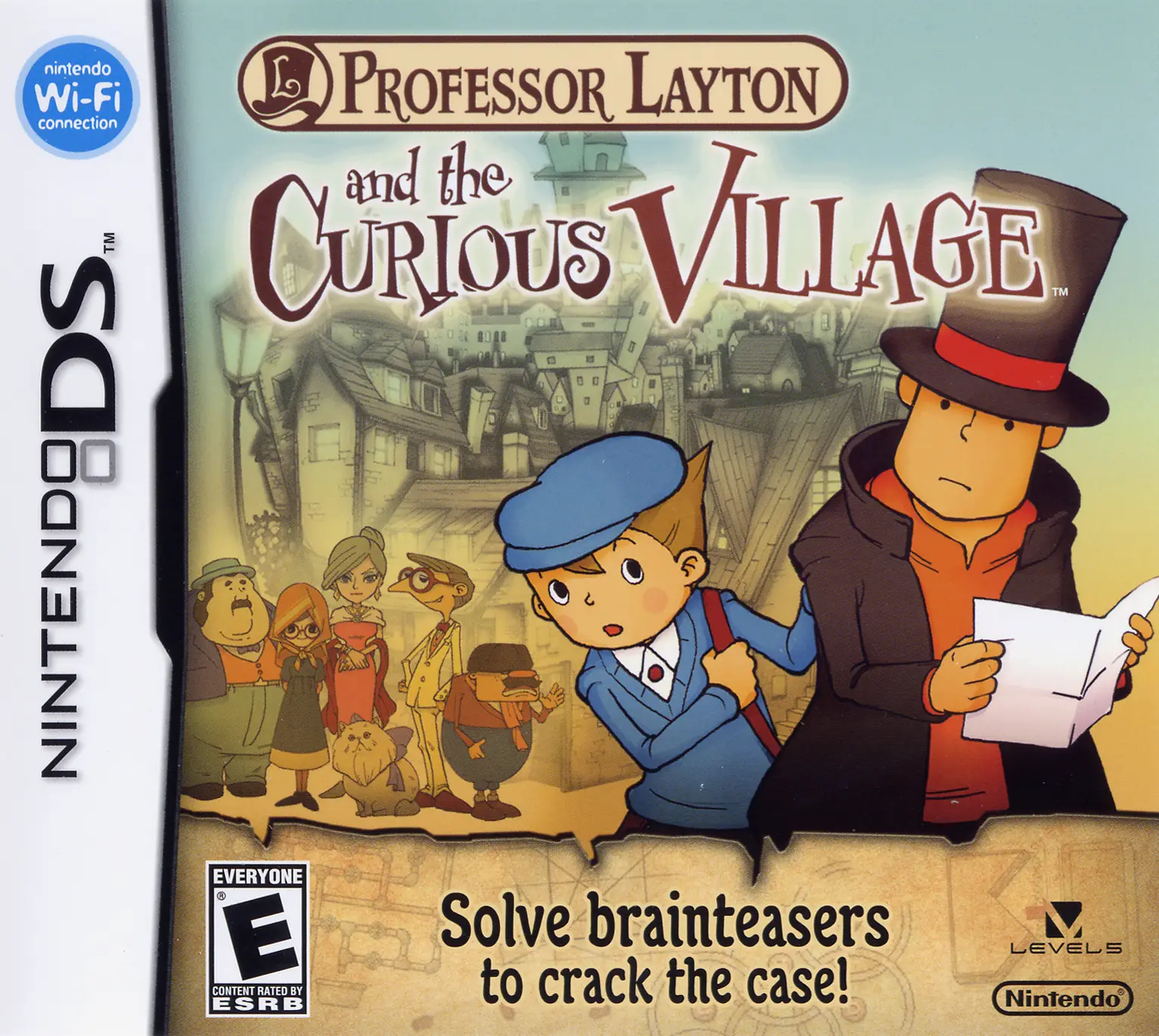 Capa de Professor Layton and the Curious Village