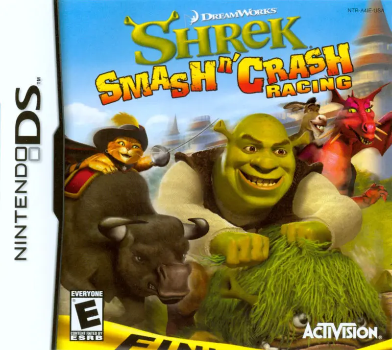 Capa de Shrek Smash n' Crash Racing
